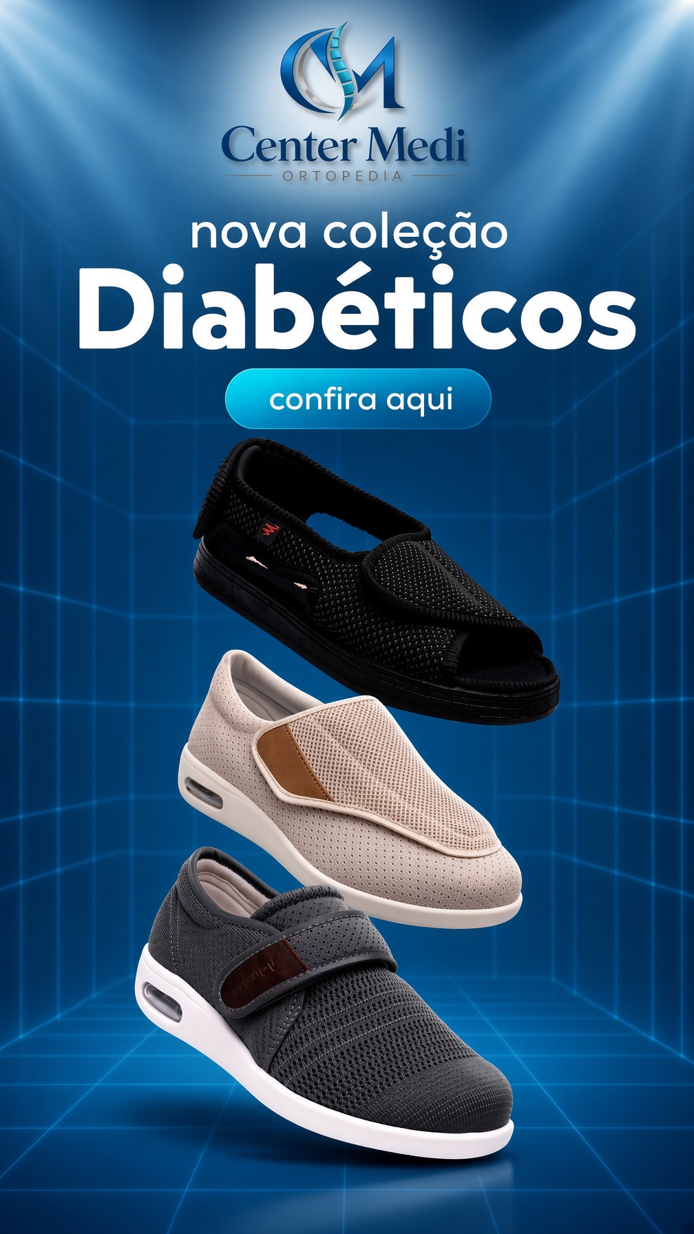 Center Medi Ortopedia — nova coleção para diabéticos